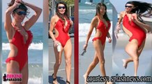 Lizzie Cundy Sports A Red Hot Bikini bikini paradiso FULL HD