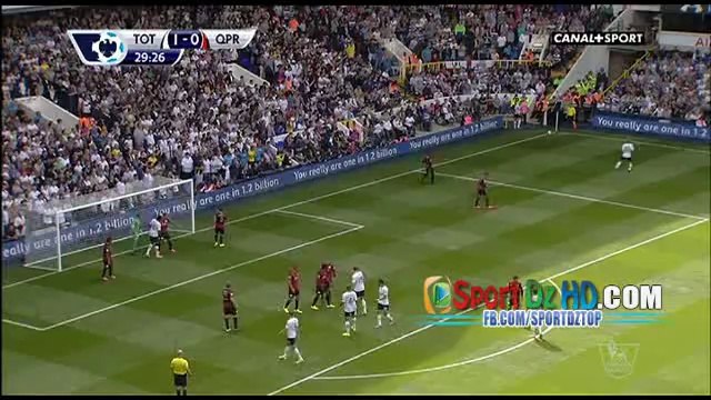 أهداف مباراة توتنهام هوتسبير 4 - 0 كوينز بارك رينجرز