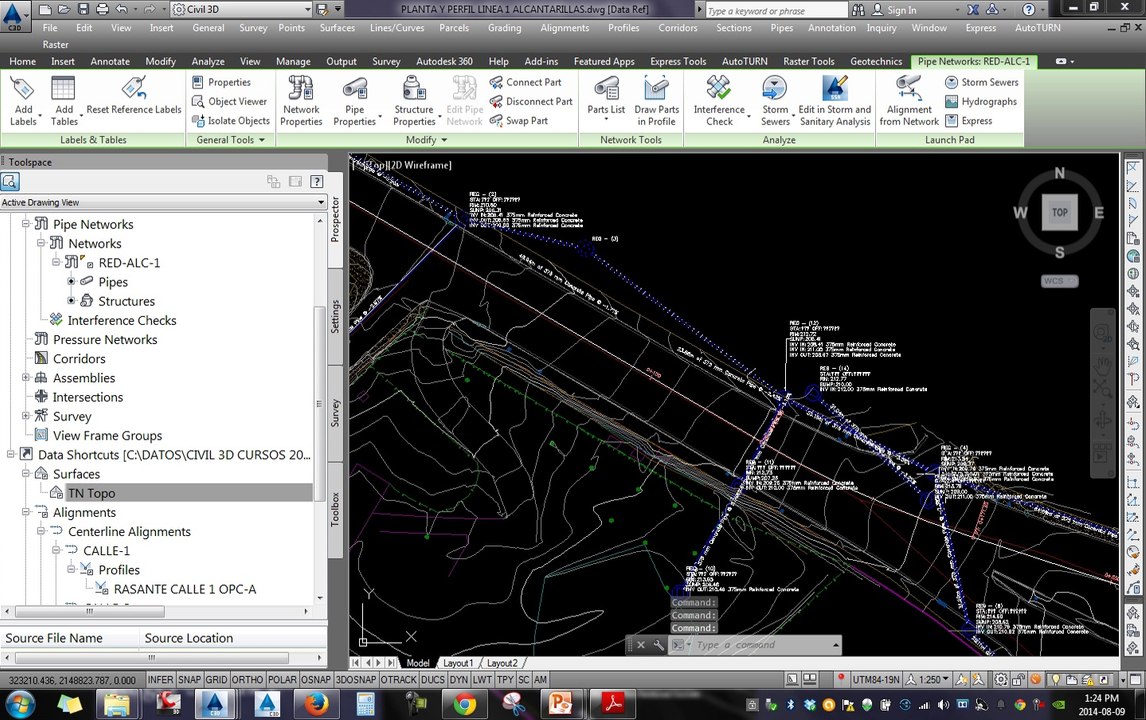Tutoriales RG - AutoCAD Civil 3D 2014 - 63-DATA REFFERENCE-PLANOS