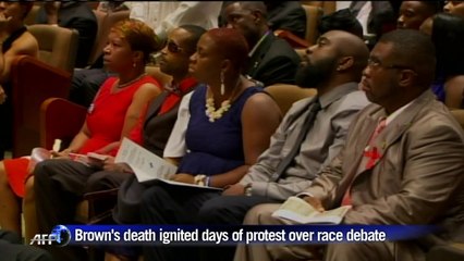 Al Sharpton eulogises Michael Brown during funeral