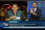 Celebran palestinos acuerdo de paz con Israel