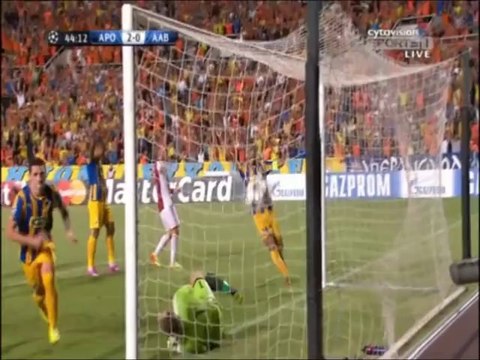 ΑΠΟΕΛ-ΑΑΛΜΠΟΡΓΚ 4-0 Όλα τα γκολ