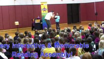 Reading School Assemblies-Reading School Assembly Programs-Read To Succeed-Domino The Great