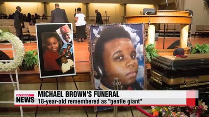 Michael Brown laid to rest, remembered as gentle giant