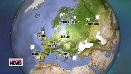 5 to 40 mms of more rain in store in the East, sun and clouds for the rest