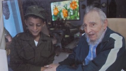 Young Fidel fan meets his idol