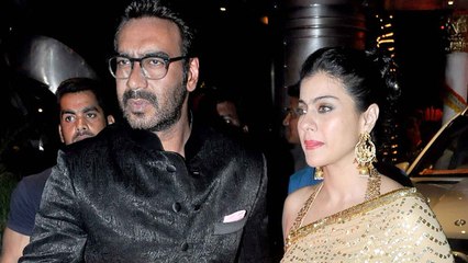 Drunk Kajol Tries Loving Ajay @ A Party | SPOTTED