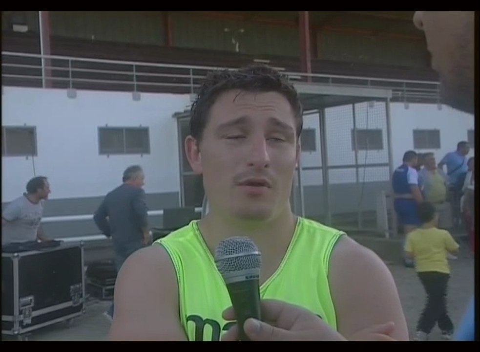ITW de Thomas Barthe lors du match CAP vs Bagnères de Bigorre