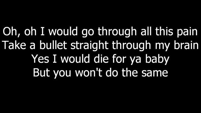Bruno Mars - Grenade (Lyrics)