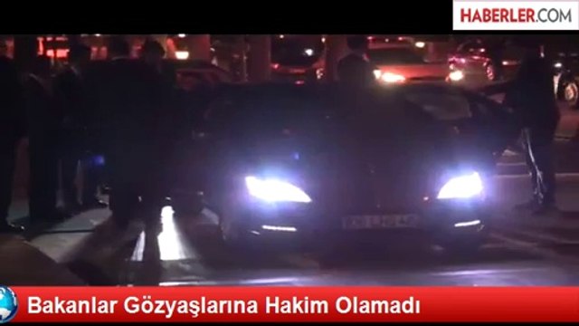 Bakanlardan duygusal veda