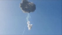 Explosion de la fusée SpaceX Falcon 9-R Dev1