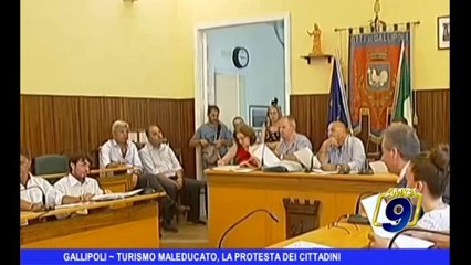 GALLIPOLI | Turismo "maleducato" la protesta dei cittadini