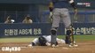 Baseball player slide and fail : violent Faceplant