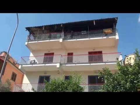 Gricignano (CE) - Incendio in via Diocleziano, panico tra i residenti (25.08.14)