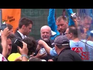 Napoli - I tifosi delusi del calciomercato di De Laurentis (25.08.14)
