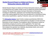 Market Research Report on Global and Chinese Dishwasher Industry, 2009-2019