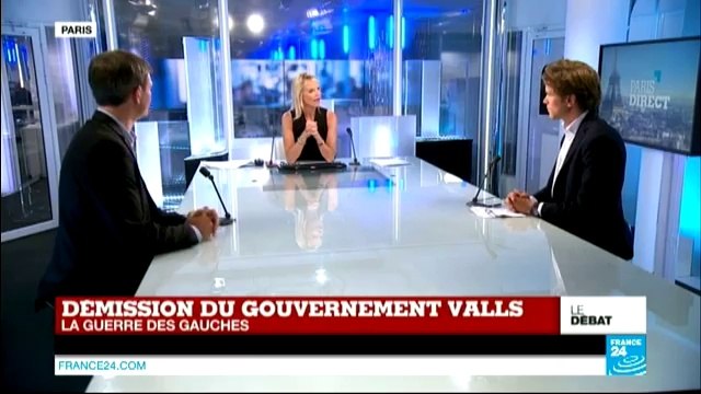 Démission du gouvernement Valls _ la guerre des gauches - #DébatF24 (Partie 1)_(360p)