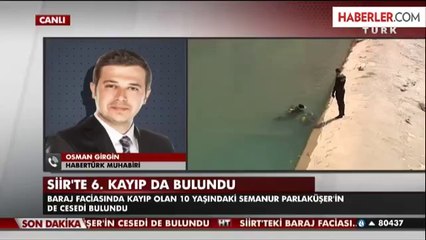 Siirt Baraj Faciasında Kaybolan Çocuğun Cesedi Bulundu