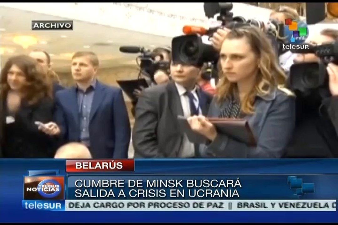 Belarús: cumbre de Minsk buscará salida a crisis en Ucrania