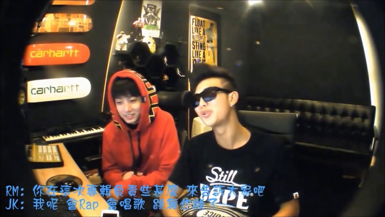 130514 Rap Monster & Jong Kook vlog 中字