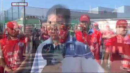 Fabrikada zincirli eylem!