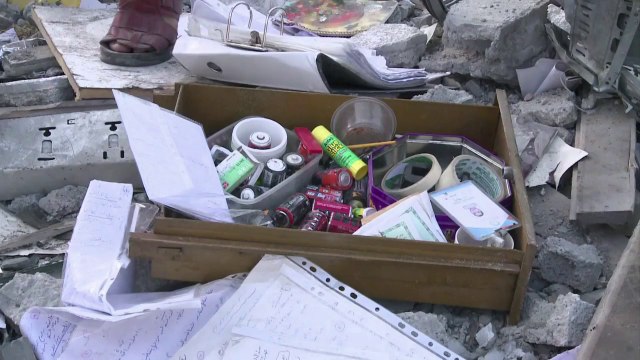 تدمير برجين سكنيين في غارات جوية اسرائيلية على غزة