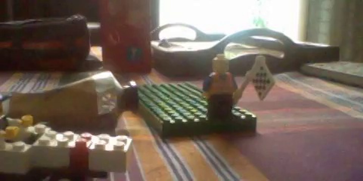 lego mario kart ds - Mario vs Luigi