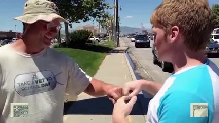 Money Magic Trick For Homeless