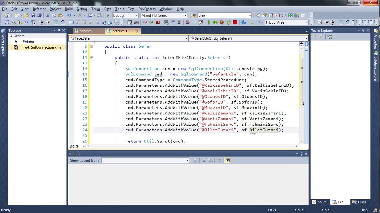 C# Otobus Otomasyonu Face Sefer