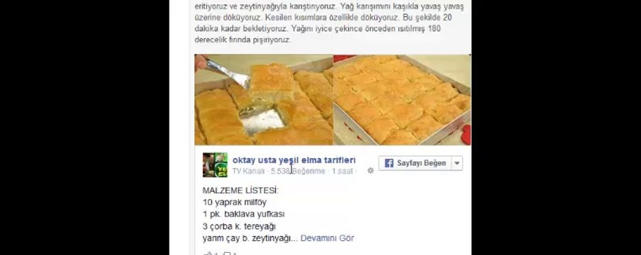 Peynirli Maydonozlu Yufkalı Milföylü Börek Tarifi Oktay Usta