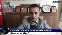 Ağrı Ziraat Odası Başkanı Aydemir'den Nuh TV'ye tebrik mesajı
