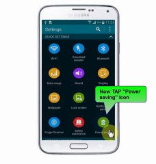 Samsung Galaxy S5: How to set power saving to save battery life