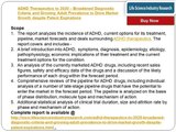 ADHD Therapeutics Market Forecasts to 2020