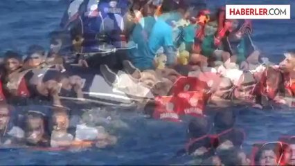 Datça'da kaçakları taşıyan teknenin yanarak batması