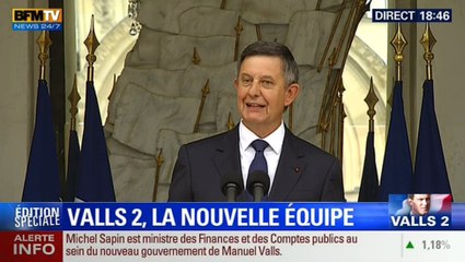 La composition du gouvernement Valls II