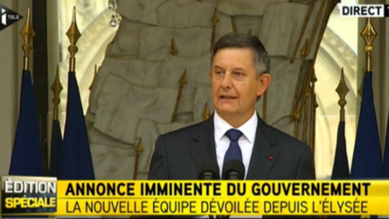 Emmanuel Macron, Najat Vallaud-Belkacem et Fleur Pellerin entrent au gouvernement Valls II