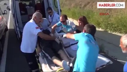 Otomobil Takla Attı: 3 Yaralı