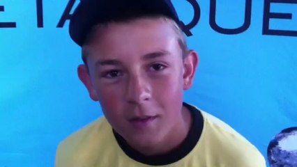 Vainqueur de la 1ère demi-finale jeunes des Masters de pétanque à Autun