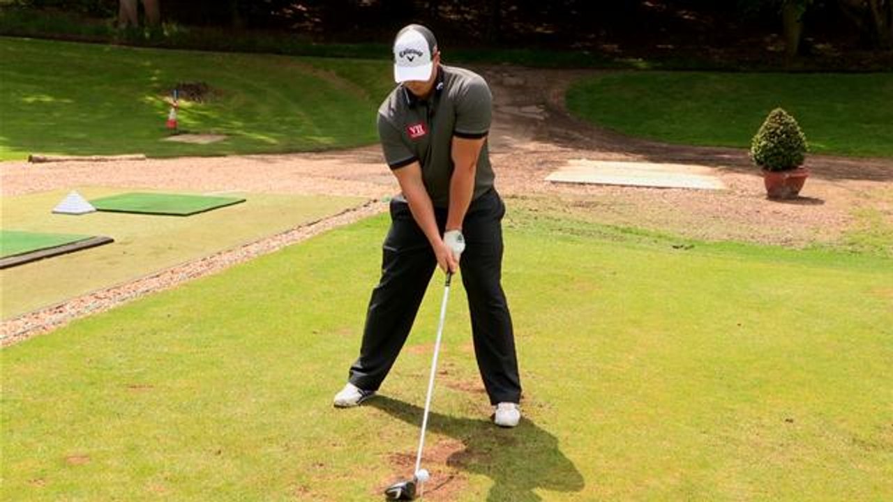 Joe Miller Warms up with a Competition Driver