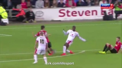 Goles del Milton Keynes Dons al Manchester United