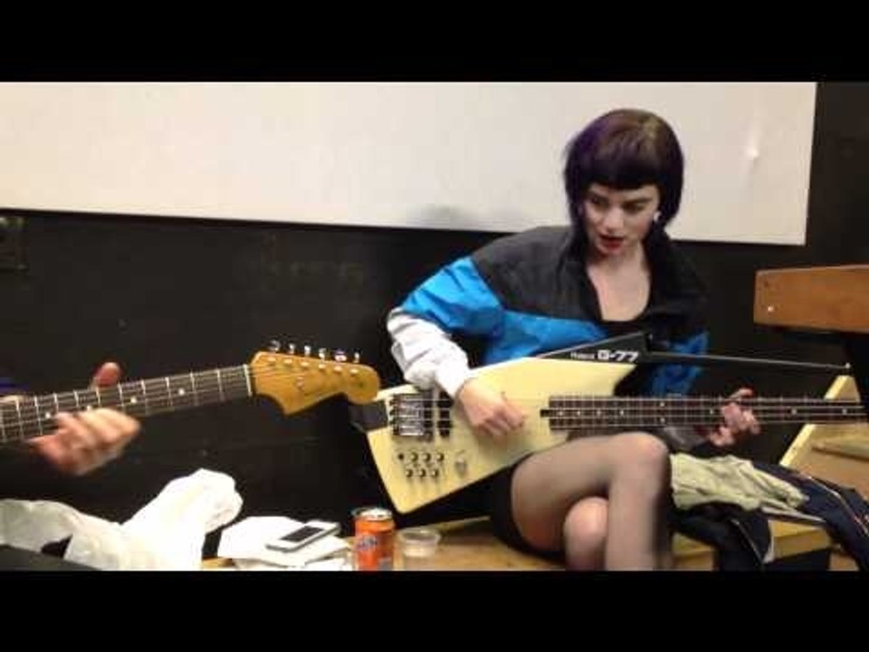 Neon Indian fooling around pre Boiler Room