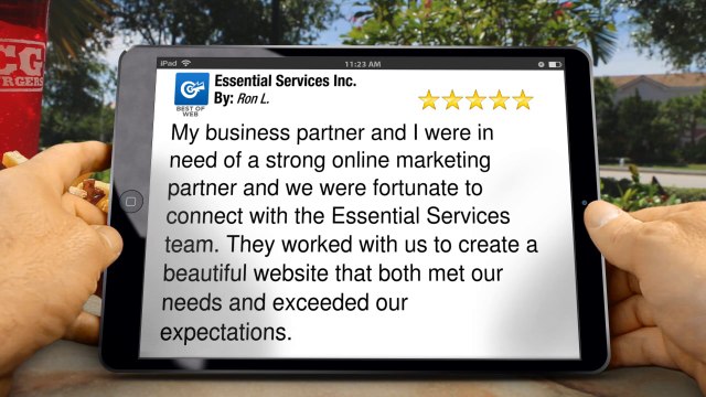 Essential Services Inc. Stillwater Outstanding Five Star Review by Ron L.