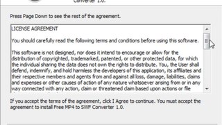 Tutorial For How To Install The Free MP4 To SWF Converter On The Computer / PC