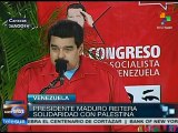 Maduro reitera solidaridad de Venezuela con la causa palestina