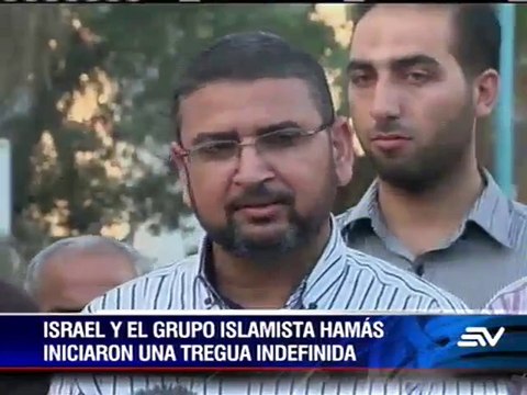 Palestinos celebran el alto al fuego acordado entre Israel y Hamas