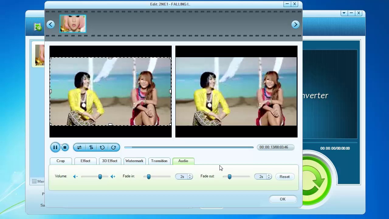 How to increase audio volume of a video