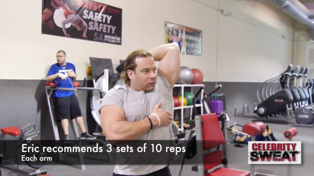 CSweat Weekly Challenge introducing Overhead Tricep Extensions