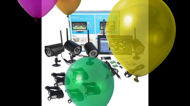 Home 7 inch TFT-LCD Monitor 2.4G Wireless Cameras 4CH Quad DVR Security System PNP Waterproof 24 LEDs Reviews