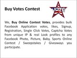 Buy Votes Contest