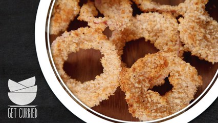 Crispy Baked Onion Rings - My Recipe Book By Tarika Singh